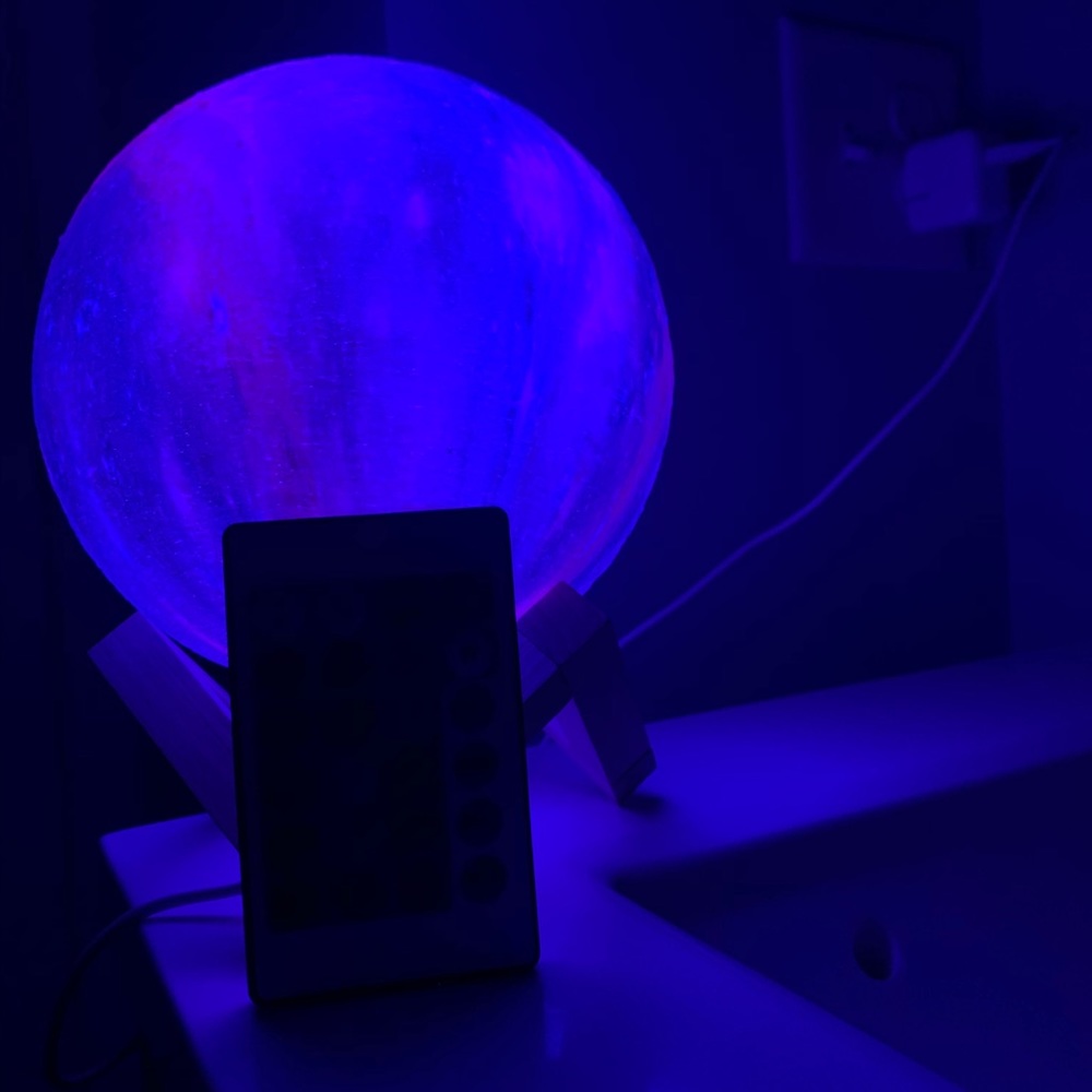 3D moon lamp